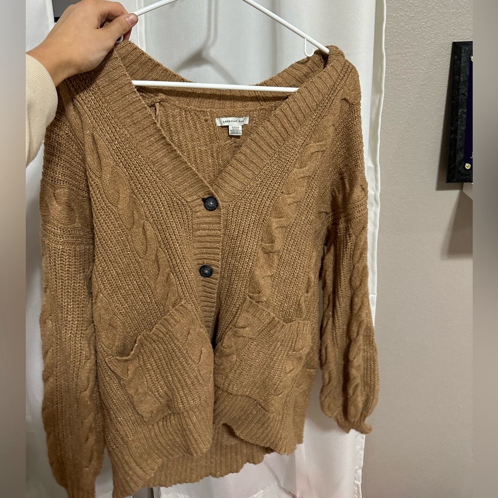 AMERICAN EAGLE BROWN SWEATER